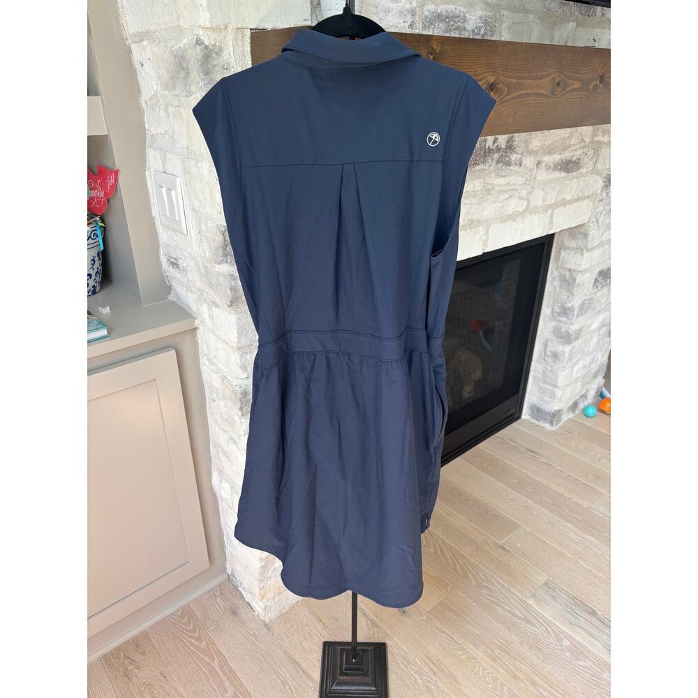 Puma x Arnold Palmer Women's Deep Navy Mini Golf Dress Size L - Picture 4 of 6